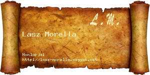 Lasz Morella névjegykártya